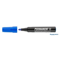 Alkoholos marker, 1-3 mm, kúpos, ICO 'Permanent 11', kék