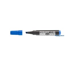 Alkoholos marker, 1-4 mm, vágott, ICO 'Permanent 12 XXL', kék