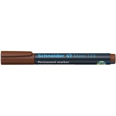 Alkoholos marker, 1-4 mm, vágott, SCHNEIDER 'Maxx 133', barna