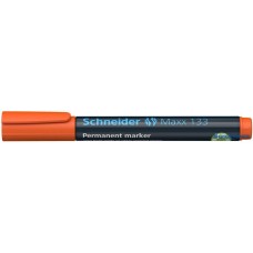 Alkoholos marker, 1-4 mm, vágott, SCHNEIDER 'Maxx 133', narancssárga