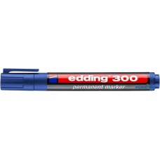 Alkoholos marker, 1,5-3 mm, kúpos, EDDING '300', kék
