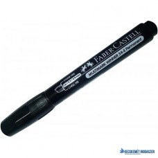Alkoholos marker, 1,6-4,9 mm, vágott,  FABER-CASTELL 'Multimark Winner 54', fekete