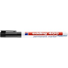 Alkoholos marker, 1 mm, EDDING '400', fekete