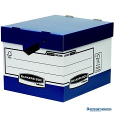 Archiválókonténer, karton, ergonomikus fogantyúkkal 'BANKERS BOX® by FELLOWES®'