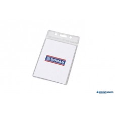 Azonosítókártya tartó, 60x105 mm, hajlékony, függőleges, DONAU