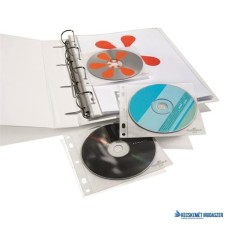 CD/DVD tartó zseb, lefűzhető, DURABLE