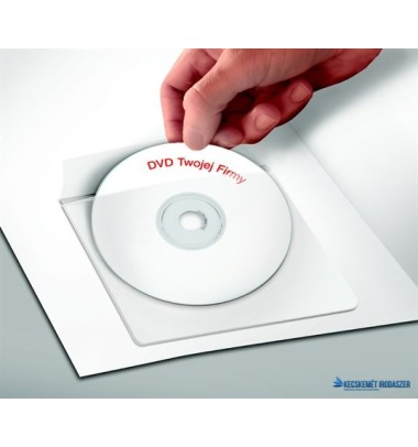 CD tartó zseb, öntapadó, 120x120 mm, PANTA PLAST
