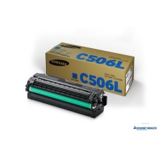 CLT-C506L Lézertoner CLP 680ND, CLX 6260 nyomtatókhoz, SAMSUNG, cián, 3,5k