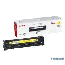 CRG-718Y Lézertoner i-SENSYS LBP 7200CDN, MF 8330, 8350CDN nyomtatókhoz, CANON, sárga, 2,9k
