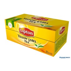Fekete tea, 50x2 g, LIPTON 'Yellow label'