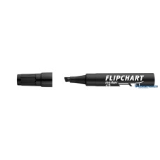 Flipchart marker, 1-4 mm, vágott, ICO 'Artip 12', fekete