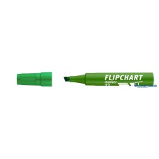 Flipchart marker, 1-4 mm, vágott, ICO 'Artip 12 ', zöld