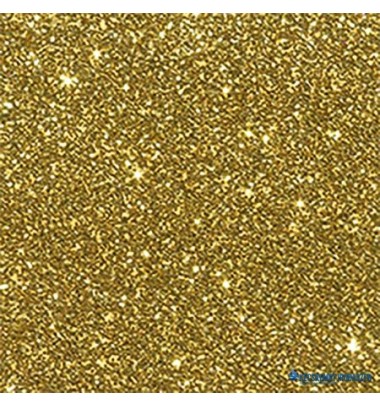 Glitterkarton, A4, 220 g, sárga