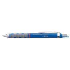 Golyóstoll, 0,8 mm, nyomógombos, kék tolltest, ROTRING 'Tikky', kék