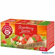 Gyümölcstea, 20x2,5 g, TEEKANNE 'Strawberry Sunrise', eper