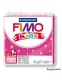 Gyurma, 42 g, égethető, FIMO Kids, glitteres rózsaszín