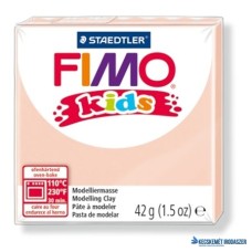 Gyurma, 42 g, égethető, FIMO 'Kids', halvány rózsaszín