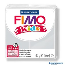 Gyurma, 42 g, égethető, FIMO 'Kids', világosszürke