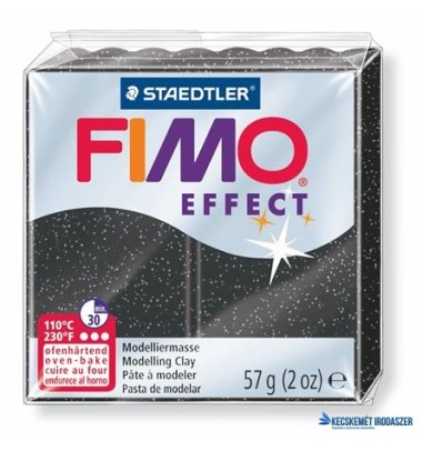 Gyurma, 57 g, égethető, FIMO 'Effect', csillagpor