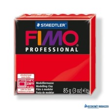 Gyurma, 85 g, égethető, FIMO 'Professional', piros