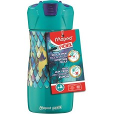 Kulacs, 430 ml, rozsdamentes acél, MAPED PICNIK 'Concept Kids Dragon', sárkány