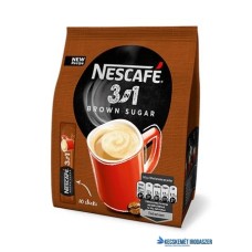 Instant kávé stick, 10x16,5 g, NESCAFÉ '3in1', barna cukorral