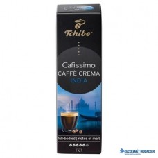 Kávékapszula, 10 db, TCHIBO 'Cafissimo Caffé Crema India'