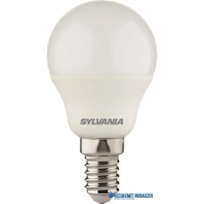 LED izzó, E14, kisgömb, 4,5W, 470lm, 2700K (MF), SYLVANIA 'ToLEDo'