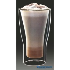 Latte macchiatos pohár, duplafalú üveg, 34cl, 2db-os szett, 'Thermo'