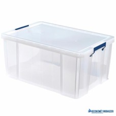 Műanyag tároló doboz, átlátszó, 70 liter, FELLOWES, 'ProStore™'