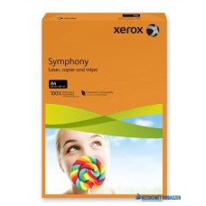Másolópapír, színes, A4, 80 g, XEROX 'Symphony', narancs (intenzív)