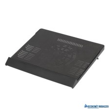 Notebook állvány, hűtőventilátorral, 17,3', RIVACASE '5556', fekete
