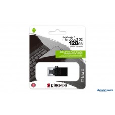 Pendrive, 128GB, USB 3.2/microUSB, KINGSTON 'Data Traveler MicroDuo 3 G2'