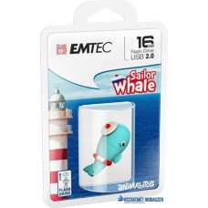 Pendrive, 16GB, USB 2.0, EMTEC 'Whale'