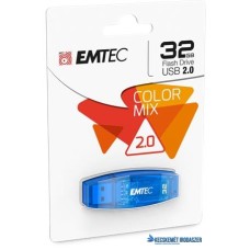 Pendrive, 32GB, USB 2.0, EMTEC 'C410 Color', kék