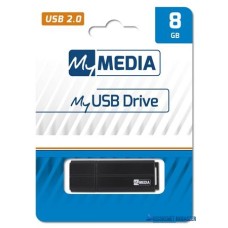 Pendrive, 8GB, USB 2.0, MYMEDIA (by VERBATIM)