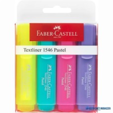Szövegkiemelő készlet, 1-5 mm, FABER-CASTELL '1546 Pastel', 4 különböző szín