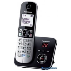 Telefon, vezeték nélküli, üzenetrögzítő, PANASONIC 'KX-TG6821PDB', fekete