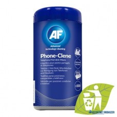 Tisztítókendő, telefonkészülékhez, 100 db, AF 'Phone-Clene'