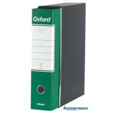 Tokos iratrendező, 80 mm, A4, karton, ESSELTE 'Oxford', zöld