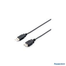 USB 2.0 hosszabbító kábel, 3 m, EQUIP