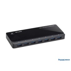USB elosztó-HUB, 7 port, USB 3.0, 5 Gbps, TP-LINK 'UH720'