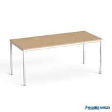 Általános asztal fémlábbal, 75x170 cm, MAYAH 'Freedom SV-40', kőris